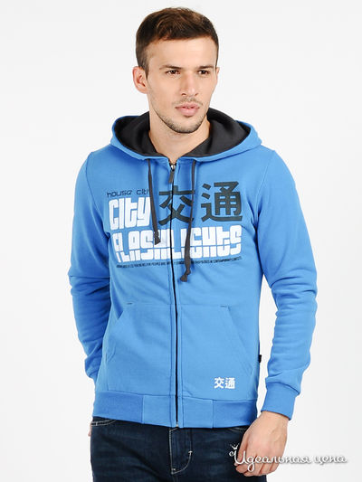 Толстовка House, цвет цвет голубой / графитовый