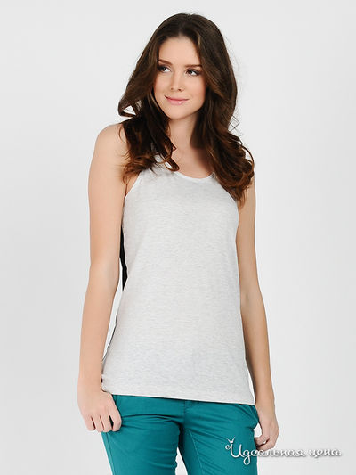 Майка House, цвет цвет светло-серый / черный