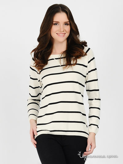 Джемпер House, цвет цвет кремовый / принт полоска