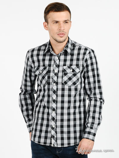 Рубашка House, цвет цвет черный / белый