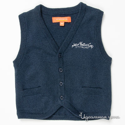 Жилет Staccato, цвет цвет темно-синий