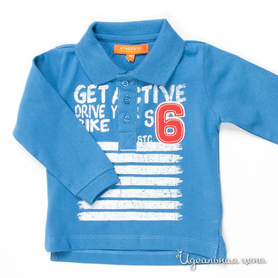 Поло Staccato, цвет цвет дымчато-голубой