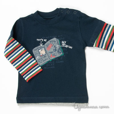 Лонгслив Staccato, цвет цвет темно-синий