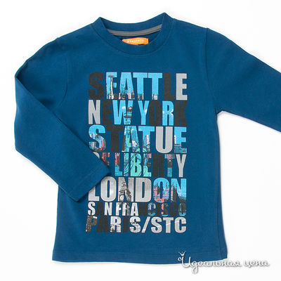 Лонгслив Staccato, цвет цвет синий