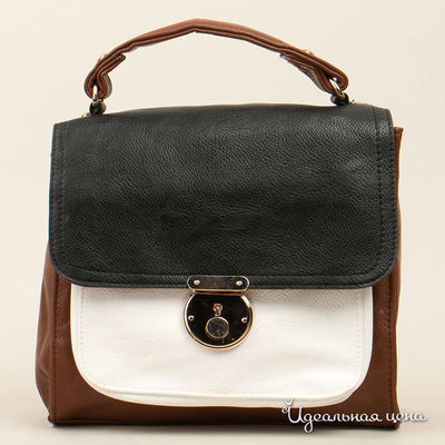 Сумка House, цвет цвет темно-коричневый / черный / белый