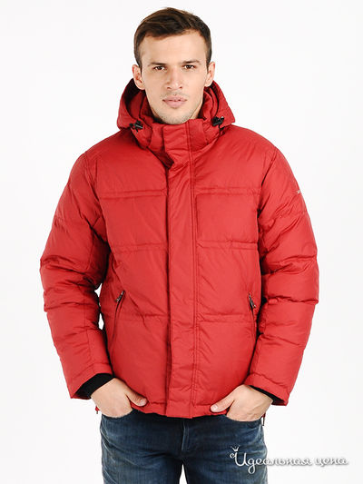 Пуховик Evolution, цвет цвет красный