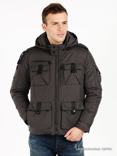 Пуховик Evolution, цвет цвет коричневый