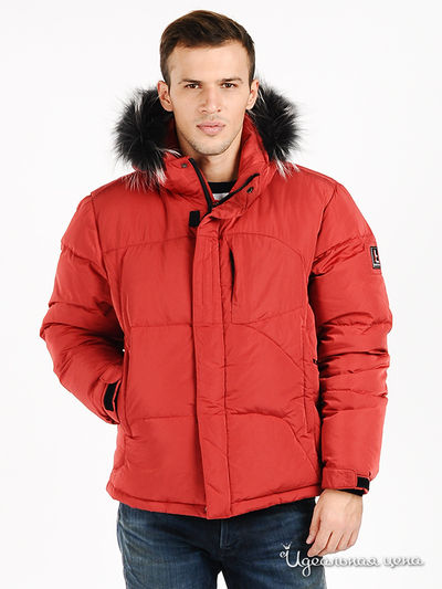 Пуховик Evolution, цвет цвет красный