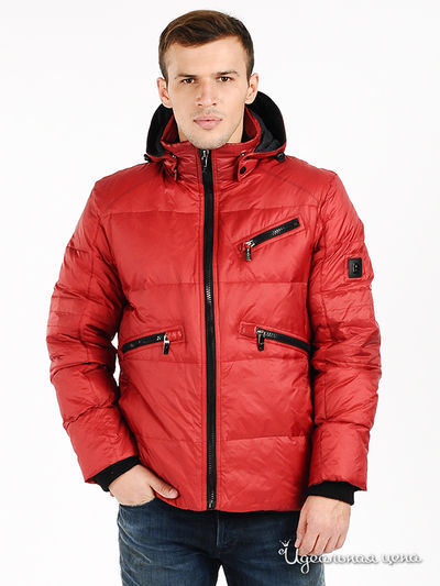 Пуховик Evolution, цвет цвет красный