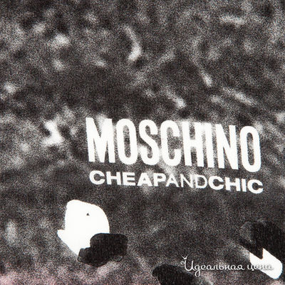 Платок Moschino женский, цвет красный / серый