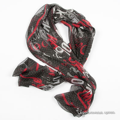 Шарф Moschino, цвет цвет черный