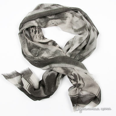 Палантин Moschino, цвет цвет серый