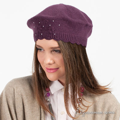 Берет Roeckl, цвет цвет баклажановый