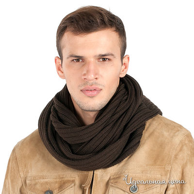 Шарф Marlboro Classics, цвет цвет темно-коричневый