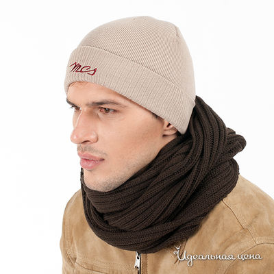 Шапка Marlboro Classics, цвет цвет бежевый