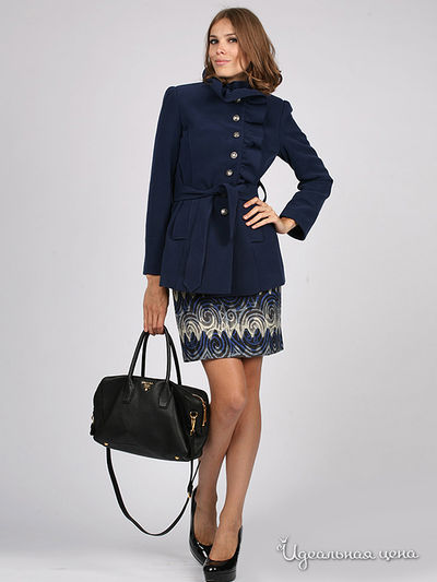 Пальто Fleuretta, цвет цвет темно-синий