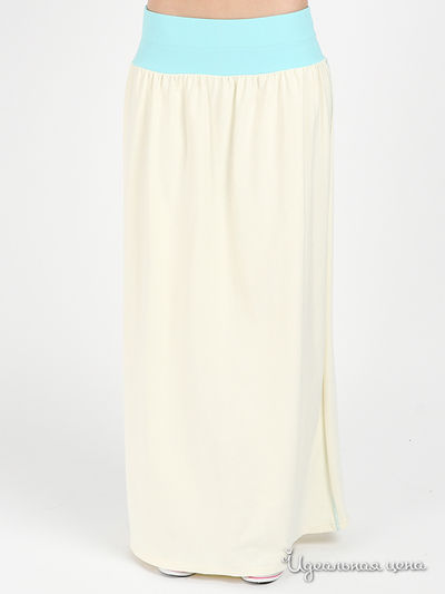 Юбка Curly House, цвет цвет бледно-желтый