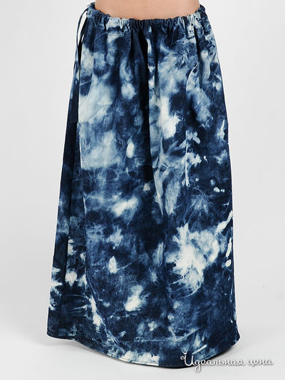 Юбка Curly House, цвет цвет синий