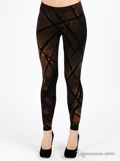 Леггинсы Curly House, цвет цвет коричневый