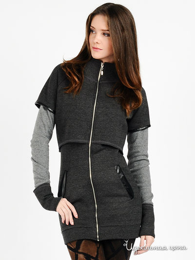 Толстовка Curly House, цвет цвет темно-серый