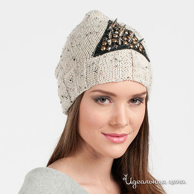 Шапка Curly House, цвет цвет бежевый