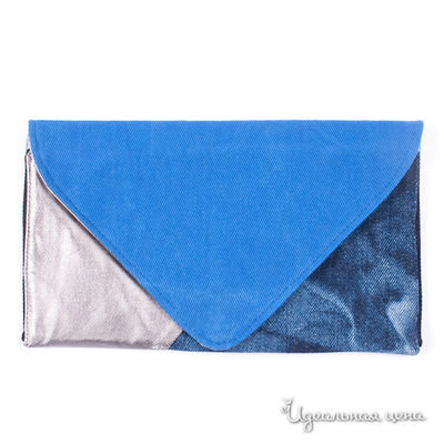 Клатч Curly House, цвет цвет синий