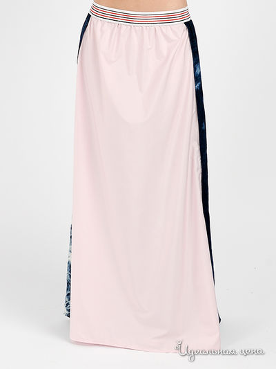 Юбка Curly House, цвет цвет синий / розовый