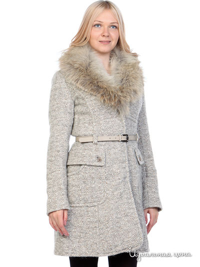 Пальто Scervino Street, цвет цвет бежевый