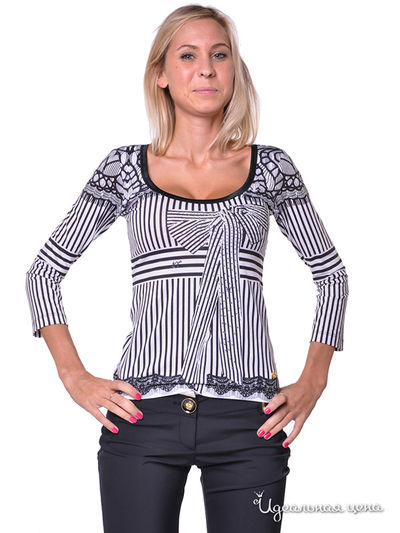 Блузон Gizia&Balizza, цвет цвет черный / белый