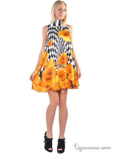 Платье Gizia&Balizza, цвет цвет желтый