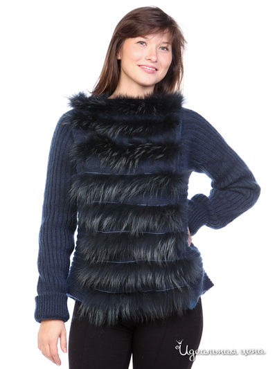 Кардиган Anna Rita N, цвет цвет синий