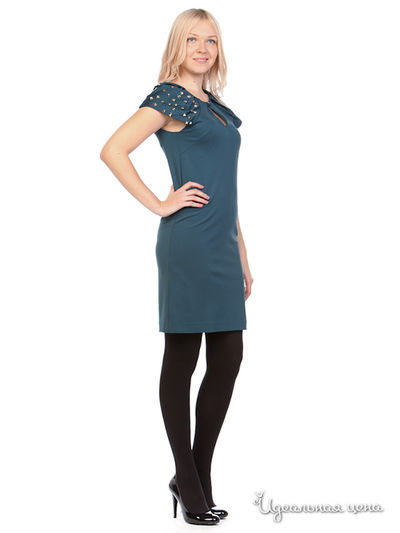 Платье Anna Rita N, цвет цвет морской волны