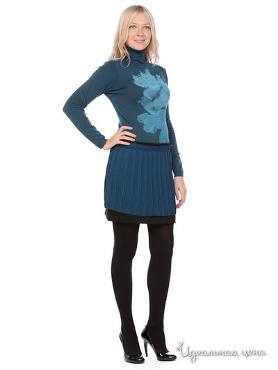 Водолазка Anna Rita N, цвет цвет синий / зеленый