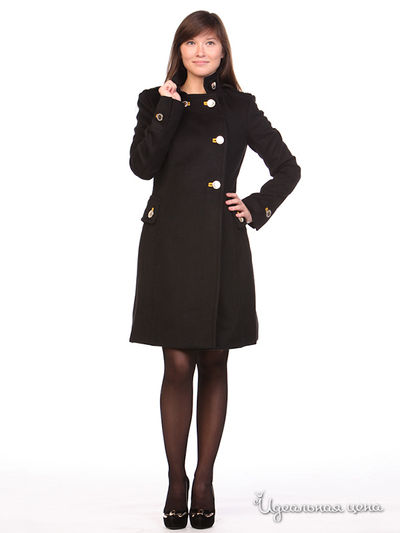 Пальто SOCIETA, цвет цвет черный