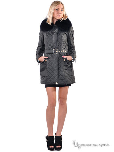 Пальто SOCIETA, цвет цвет темно-зеленый