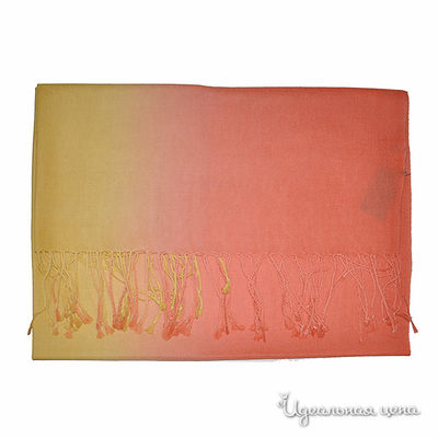 Шарф Farfalla Seta, цвет цвет морковный / желтый