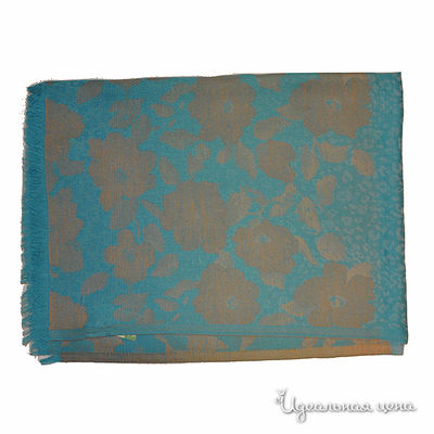 Шарф Farfalla Seta, цвет цвет бирюзовый