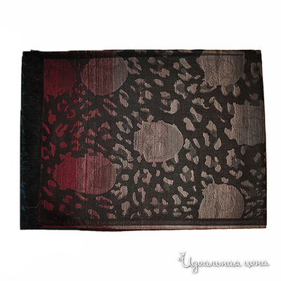 Шарф Farfalla Seta, цвет цвет черный / красный