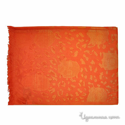 Шарф Farfalla Seta, цвет цвет терракотовый