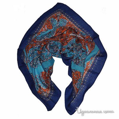 Платок Farfalla Seta, цвет цвет голубой