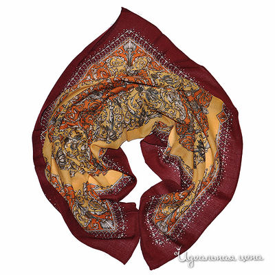 Платок Farfalla Seta, цвет цвет оранжевый