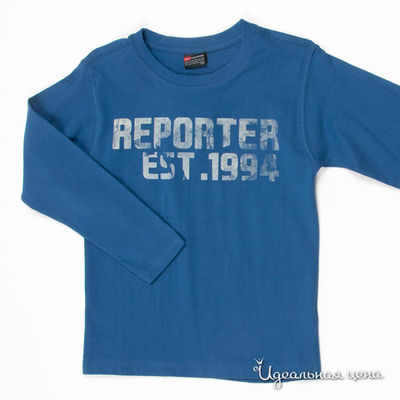 Лонгслив Young Reporter, цвет цвет синий