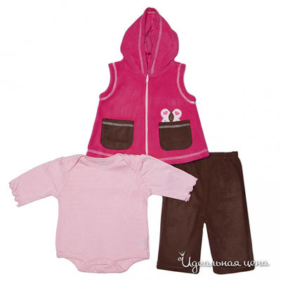 Комплект Bon Bebe, цвет цвет малиновый / шоколадный