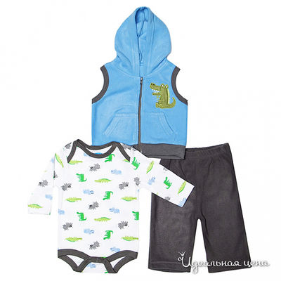 Комплект Bon Bebe, цвет цвет голубой / серый