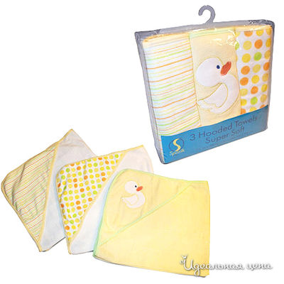 Полотенце Spasilk, цвет цвет канареечный