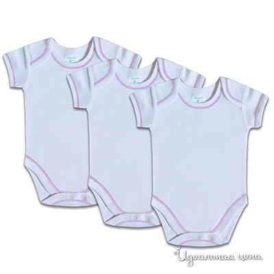 Боди Spasilk, цвет цвет белый / розовый