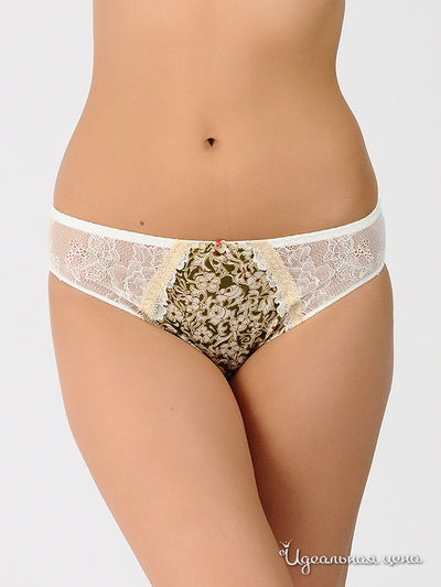 Трусы Grandissima, цвет цвет белый / болотный