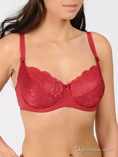 Бюстгальтер Grandissima, цвет цвет гранатовый