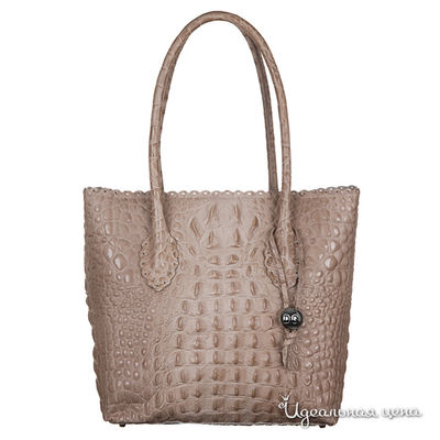 Сумка Di Gregorio, цвет цвет серо-бежевый