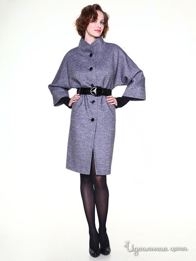 Пальто Pompa, цвет цвет серый